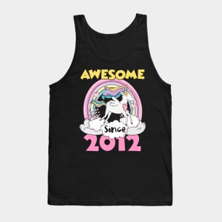 Cute Awesome Unicorn 2012 Funny Gift Pink Tank Top